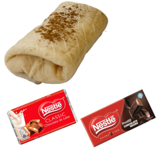 Tripas c/ chocolate Nestlê